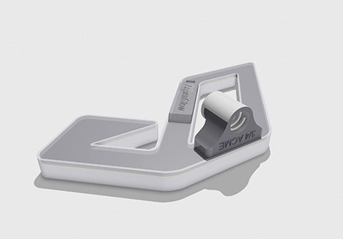 Standard 3/4" ACME paint pole mounting option