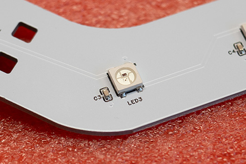 Reflow solder detail