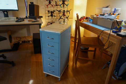 IKEA Helmer workshop cart
