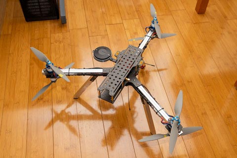 Macro Y6 multirotor drone frame