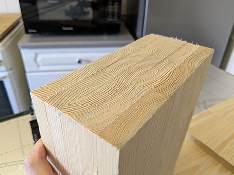 Cuts with the GKS 12V-26 & FSN WAN angle guide