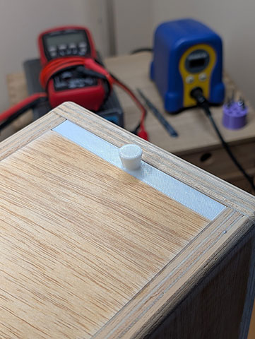 3D printed plug to keep varnish out of opening