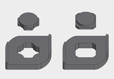 Designing jigs to 3D print for routing driver rebates